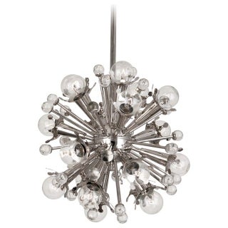 Jonathan Adler Sputnik Nickel Pendant Light For Sale