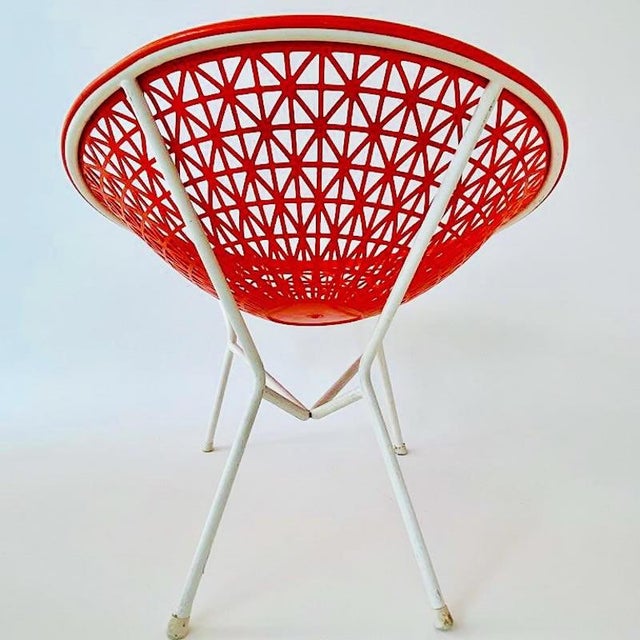 Mid-Century Modern Outdoor Balloon Lounge Chairs, Italy, 1970s, Set of 4 For Sale - Image 3 of 7