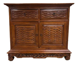 Vintage Indonesian Storage Cabinet