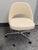 Mid-Century Modern Eero Saarinen for Knoll Executive Office Chair, Pearl Boucle For Sale - Image 3 of 12