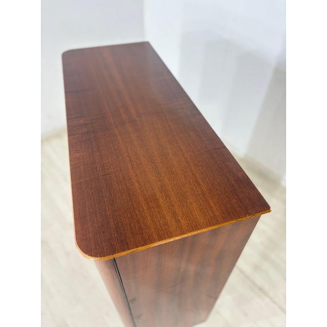 Brown Mid-Century Mahogany Wardrobe, 1960s For Sale - Image 8 of 11