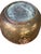 Large 14" Antique French Repoussé Copper Jardinière, 19th Century Alliance Coat of Arms Cachepot, Lion Head Handles, French Planter For Sale - Image 14 of 15