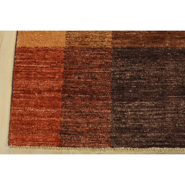 Gabbeh Runner 3’2” X 9’11” Multicolor Wool Contemporary Hand-Knotted Rug For Sale - Image 11 of 14