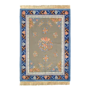 1990s Vintage Chinese Art Deco Rug