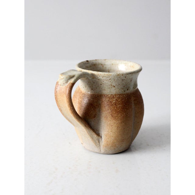 Vintage Studio Pottery Mug For Sale - Image 6 of 12