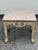 Design Plus Gallery presents a French Provincial Style Carved Wood + Marble Side Table from Schnadig Fine Furniture. This...