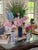 Ceramic Azure Palm Orchid Arrangment For Sale - Image 7 of 9