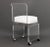 Modern Lucite Swivel Vanity Chair For Sale In New York - Image 6 of 6