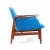 Niels Vodder Finn Juhl for Niels Vodde Nv-53 Mid Century Blue Chairs - Pair For Sale - Image 4 of 12