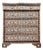 Exceptional Antique Late 19th Century Mother-of-Pearl Inlaid Highboy Dresser For Sale