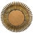 Mid-Century Modern Vintage Italian Sun Mirror, 1950s For Sale - Image 3 of 10