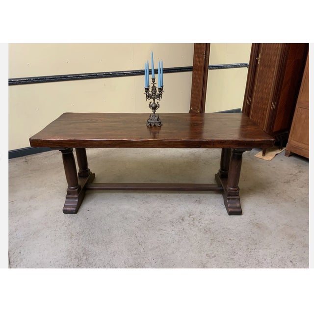 Vintage Monastery Table, 1940s For Sale - Image 4 of 14