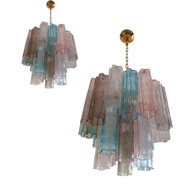 Murano Glass Sputnik Chandeliers by Simoeng, Set of 2 For Sale