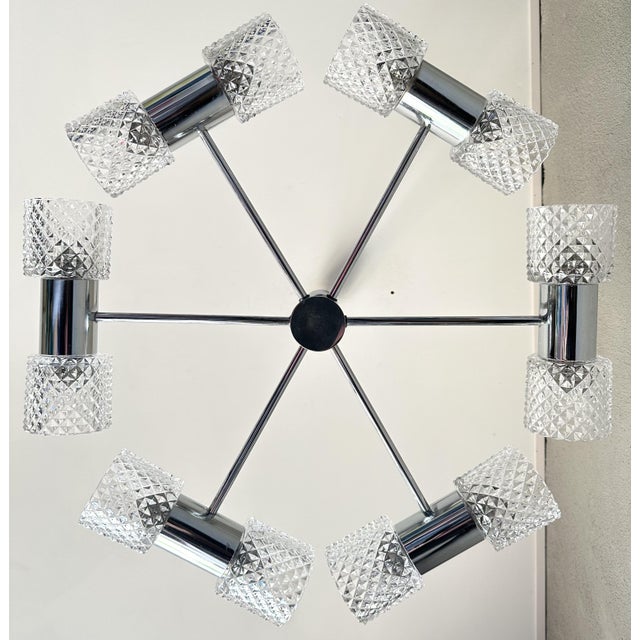 Vintage Chandelier from Kaiser Leuchten, 1970s For Sale - Image 6 of 17