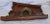 Metal Vintage Bronze Shield on Rustic Leather Scroll Wall Hanging For Sale - Image 7 of 10