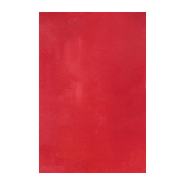"Rojo #6" by Elena Osterwalder Color-Field Oil Painting For Sale - Image 4 of 8