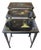 Chinoiserie Stately Vintage Nesting Tables - Set of 3 For Sale