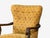 1960s Scandinavian Modern, Lounge Chair, Carved Wood, Fabric, Denmark, 1960s For Sale - Image 5 of 12