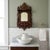 Late 19th Century Antique Victorian Eastlake Wall Mirror Pocket Shelf-Carved Walnut-Gothic Hall For Sale - Image 5 of 11