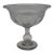 Rare Antique Blown Flint Glass Compote, Pittsburgh, Circa 1830s For Sale