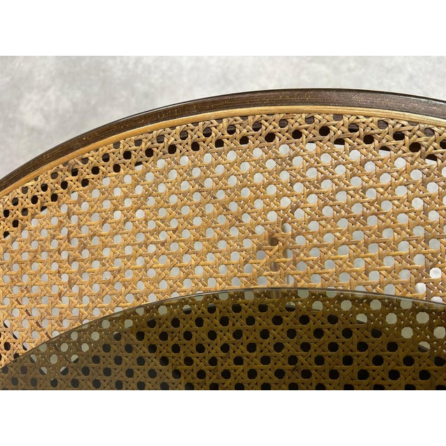 Dining Table with Glass Top from Thonet, 1940s For Sale - Image 10 of 11