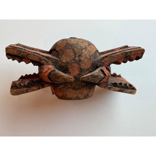 Tribal Early 20th Century Traditional West African Hand-Carved Zoomorphic Architectural Fitting For Sale - Image 3 of 6