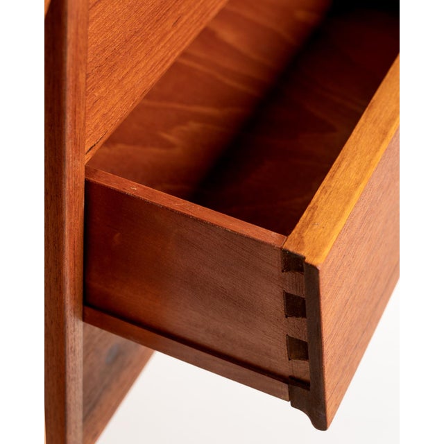 Brown 378 Desk by Eric Johansson for Abrahamssons Möbelfabrik, 1956 For Sale - Image 8 of 12