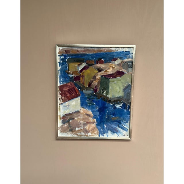 Tryggve Örn, Vivid Landscape, 1975, Oil Painting on Canvas, Framed For Sale - Image 10 of 17