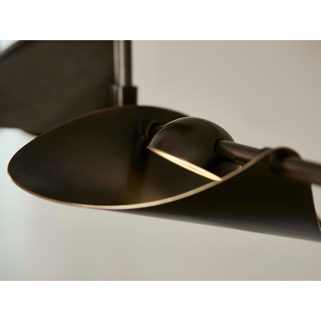 Not Yet Made - Made To Order Small Led Linear Bonnie Config. 4 Hanging Lamp by Ovature Studios For Sale - Image 5 of 8