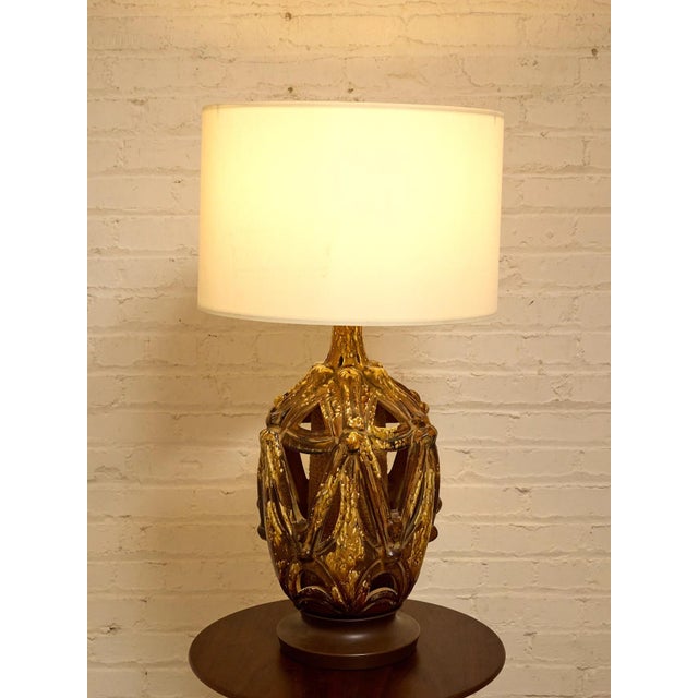 Mid-Century Modern Mid 20th Century Mid Century Modern Brutalist Lamp For Sale - Image 3 of 11