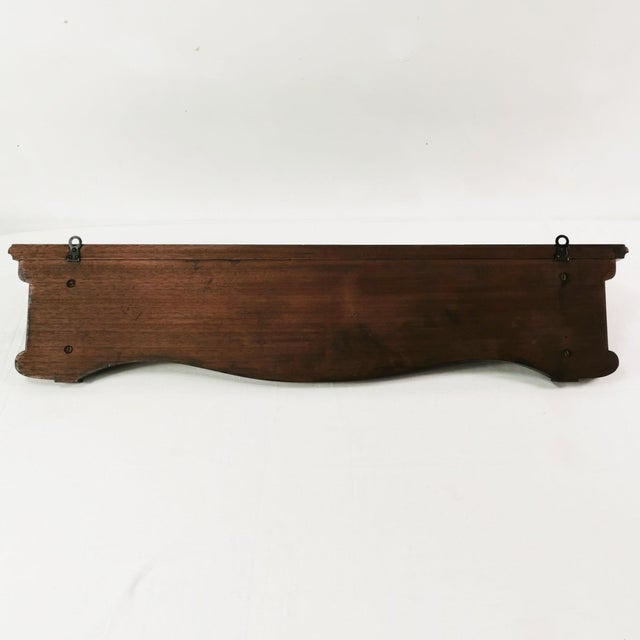 Art Nouveau Mahogany Shelf, Denmark, 1930s For Sale - Image 9 of 16