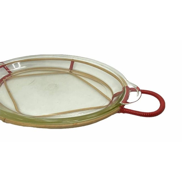 German Oval Glass Casserole Bowl from Schott, 1960s For Sale - Image 4 of 8