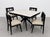 Atomic Mid Century Modern Ebonized Dining Table, C. 1950's For Sale - Image 10 of 11