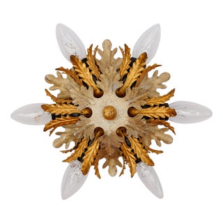 Florentine Ceiling Lamp by Banci Firenze, 1960s For Sale
