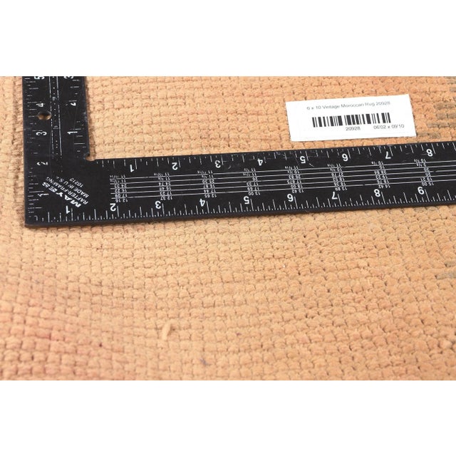 Vintage Beni MGuild Moroccan Rug - 06'02 X 09'10 For Sale In Dallas - Image 6 of 10