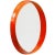 Orange Mid-Century Modern Space Age Mirror in Orange Wood by O.W. Hack, 1960s For Sale - Image 8 of 8