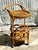 This vintage coastal rattan bar cart is the perfect blend of functionality and bohemian charm. Crafted with natural woven...