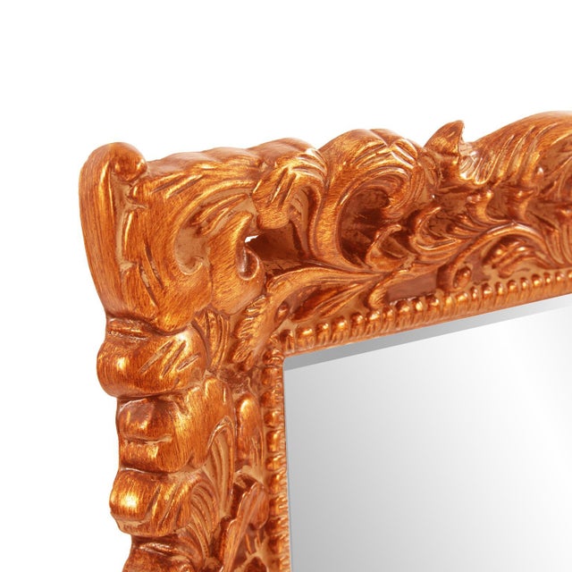 Kenneth Ludwig Chicago Barcelona Mirror - Glossy Orange For Sale - Image 4 of 6