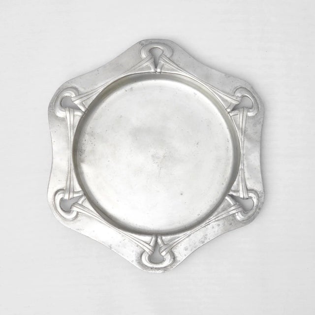 Silver 1910s Art Nouveau Mogens Ballin Plate For Sale - Image 8 of 8