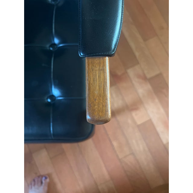 Set of 2 Mid-Century Modern Dining Chairs in Teak & Naugahyde by Svegards Markaryd, Sweden, Circa 1960's For Sale - Image 10 of 16