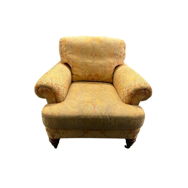 Wesley Hall Furniture Wesley Hall Lounge Chair on Casters For Sale - Image 4 of 12