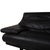 Alanda Leather Two-Seater Black Sofa Manual Function by Paolo Piva for B&B Italia C&B Italia For Sale - Image 6 of 15