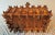 Auburn Antique Tramp Art Crown of Thorns Wooden Basket With Handle For Sale - Image 8 of 8