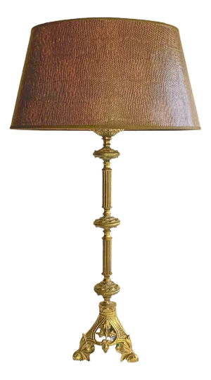 Early 20th Century Renaissance French Table Lamp, 1890s
