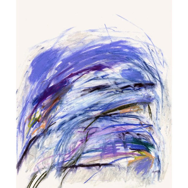 "Violette" Contemporary Abstract Expressionist Print in Shades of Violet - 24" X 30" For Sale - Image 9 of 9