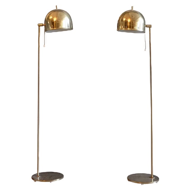 Model G-075 Floor Lamps from Bergboms, 1960s, Set of 2 For Sale