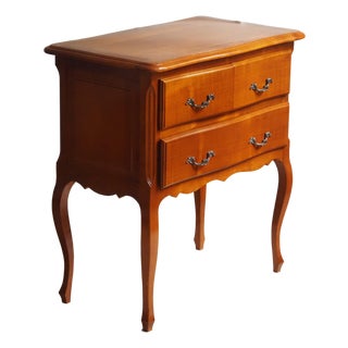 20th Century Louis XV Chest of Drawers in Cherry Wood Finish For Sale