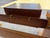 Chestnut Vintage Danish Modern Adjustable Desk Drafting Table For Sale - Image 8 of 10