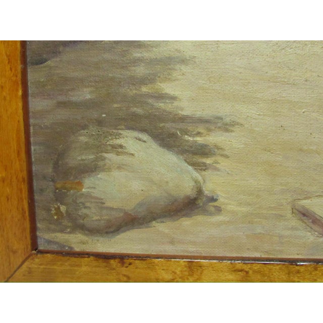Oil on Board Painting of Pigs, Signed Julia s.g. Porter For Sale - Image 11 of 14