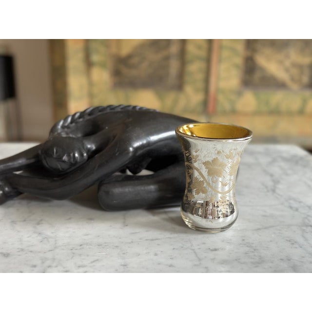 Glass Bauernsilber Glass Cup, Germany, 1880s For Sale - Image 7 of 12